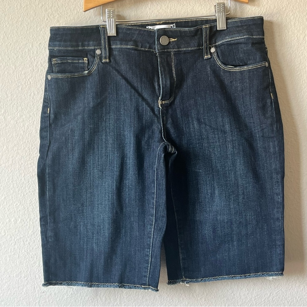 PAIGE Indigo Bermuda Denim Shorts Size 29